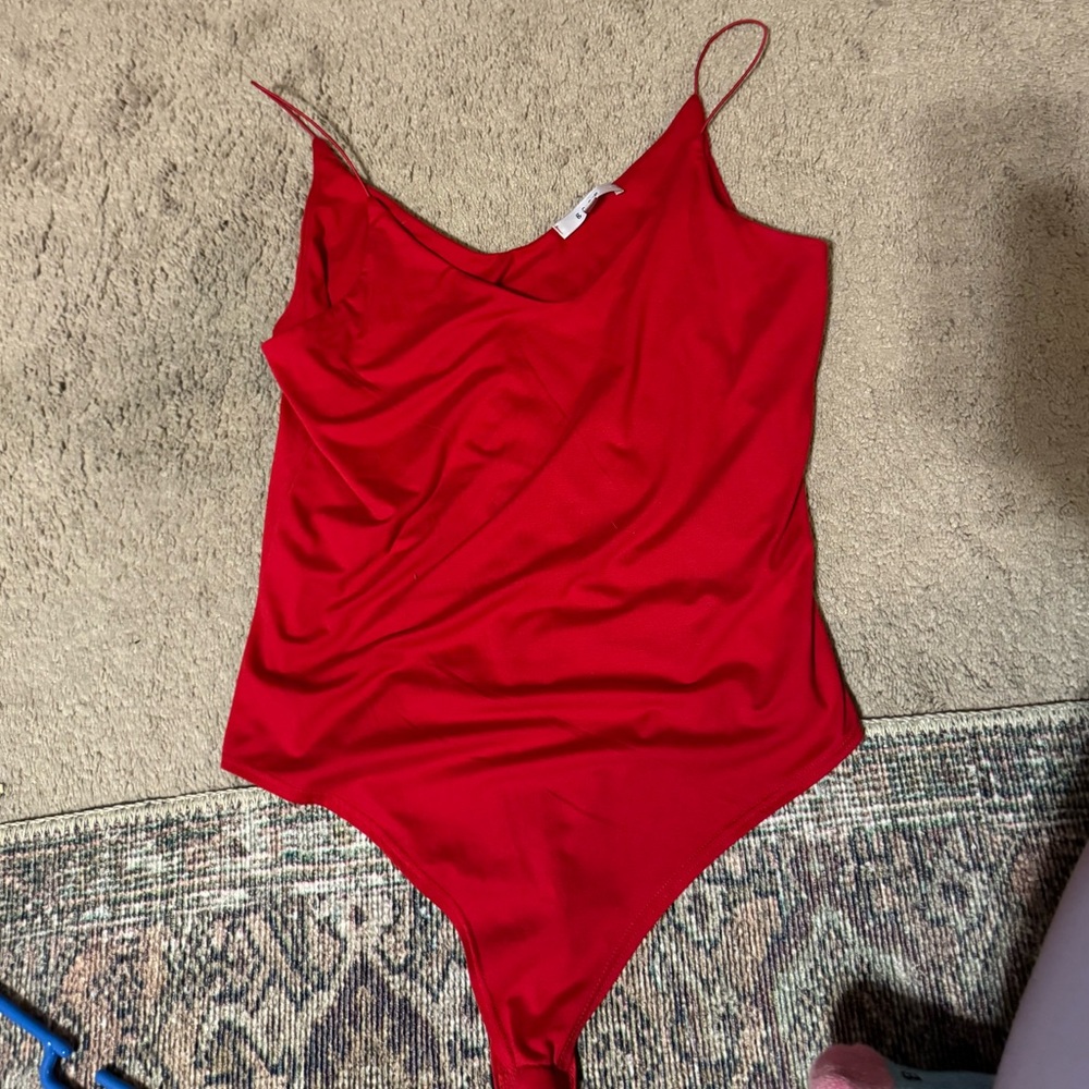 Red bodysuit